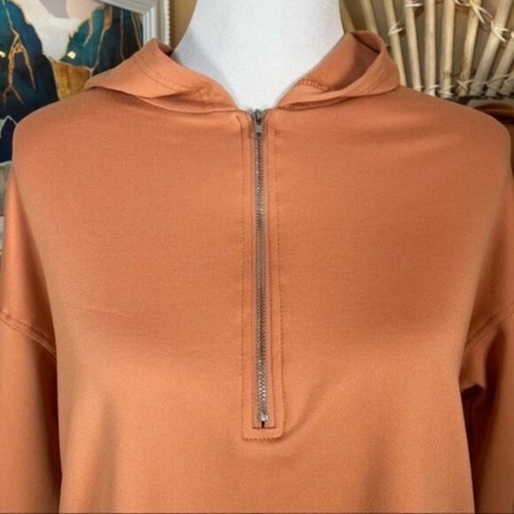 CALI SPORTSWEAR Cropped Yoga Short Pullover Hoodie Sweatshirt Medium - Picture 7 of 9